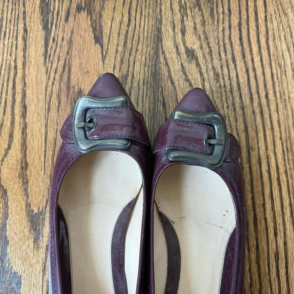 Fendi Patent Leather Ballet Flats with Buckle - Picture 9 of 11